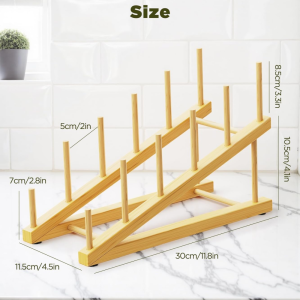 Bamboo plates bowls cups books pot LIDS cutting boards drying racks brackets draining racks storage racks organizer k
