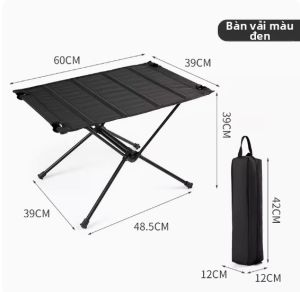 Bàn Ngoài Trời Nhôm Nhẹ Dễ Mang