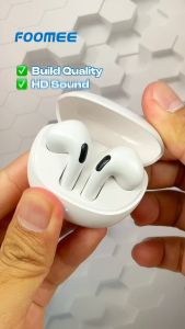 Foomee FT128 Earphone Bluetooth 5.3 Super Bass TWS True Wireless Stereo HD Sound