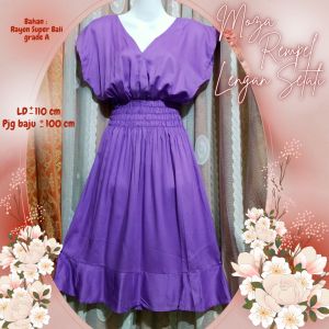 Dress Moza Rempel lengan Setali