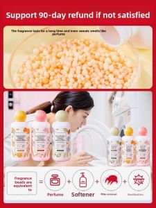 MONLEYTA | Long-Lasting Fragrance Laundry Pearls Clothes Washing Detergent Cherry Jasmine Scented Fabric Softener Color Protector For Home Use