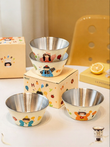 MODERN SWEETHOME | Childrens 316 Stainless Steel Bowls 6+ Yrs Old Food Grade