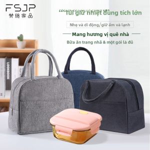 Túi Đựng Cơm Chống Nước Chống Dầu và Cách Nhiệt với Tấm Nhôm Dày