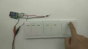 Smart Home 433MHz Universal Wireless Remote Control Wall Panel RF Transmitter Suitable For EWelink Tuya zigbee
