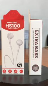 Bazel HS100 Wired Earphone Macaron Headset 3.5mm With Microphone