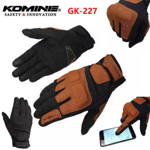 Komine GK227 Moto Gloves Touch Screen Motorcycle Gloves retro motorcycle gloves