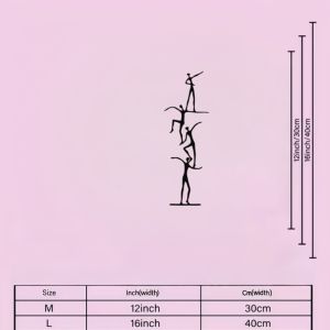 CIFbuy | CIFbuy Iron Wall Art Abstract Climber Rustproof Waterproof Minimalist Modern Living Room Hanging Ornament Decor