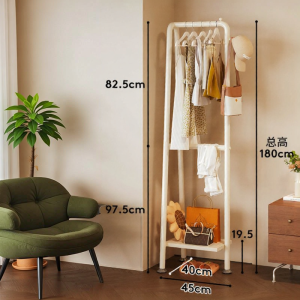 QYLIFE | Corner Metal Space-saving Multi-layer Coat Rack