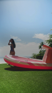 INTEX® 57804 Pink Paradise Boat Float