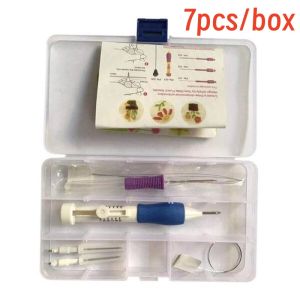 Magic DIY Hand Embroidery Pen Patch Knitting Sewing Tool Kit Punch Needle embroidery thread embroidery threads DIY Sewing