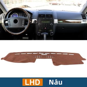 Tấm Che Nắng Taplo Xe VW Touareg 7L Thảm Chống Trượt Phụ Kiện Nội Thất Ô Tô Dành Cho Các Mẫu Xe 2003-2010 Chất Liệu Vải Flannel