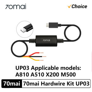 NEW 70mai Hardwire Kit Type-C Interface 70mai Parking Surveillance Cable UP03 24H Parking Monitor