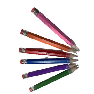 ดินสอไม้ ดินสอแท่งใหญ่ ดินสอยักษ์ ไซส์จัมโบ ดินสอขนาดใหญ่ ยาว ๑๒ นิ้ว เส้นผ่าศูนย์กลาง ๑ นิ้วครึ่ง