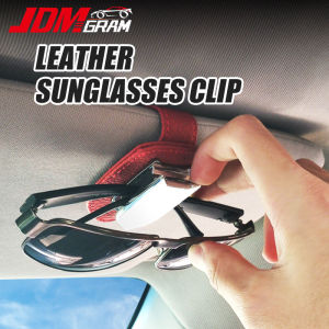 Kẹp kính da xe hơi phổ tấm che nắng cho ô tô lưu trữ kẹp kính râm chủ kẹp thẻ vé tổ chức phụ kiện ô tô