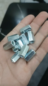 Ốc Nối Ren Khớp Nối Ty Ren Trong Lục Giác M6 – Thép Mạ Kẽm Dài 1.7cm