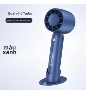 Quạt Để Bàn Mini Hai Chế Độ Sạc USB Di Động Làm Mát Cá Nhân Mỏng Nhẹ Gió Mạnh Dùng Cho Nhà Và Du Lịch