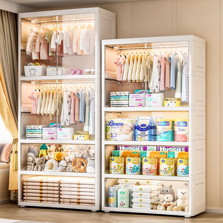 Baby storage outlet cabinet