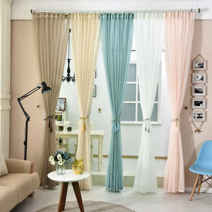 Dyed Window Sheer for Multiple Rooms