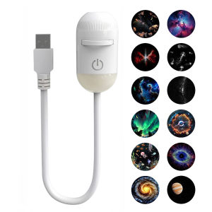 EELHOE | Mini Galaxy Star Projector Night Light Starry Sky Ambient Lamp USB Car Atmosphere Projector Light for Bedroom Sleep & Decoration