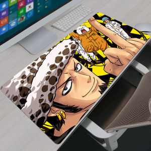 Bandai | Gaming Mouse Pad Gamer Home Computer HD Mousepad One Piece Trafalgar D Water Law Keyboard Pad Carpet Non-Slip Office Mouse Mats