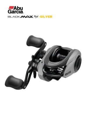 ABU GARCIA Original 2026 Black Max Sx-Silver Baticasting Fishing Reel 4/1 BB 6.8:1 Gear Ratio Max Drag 7kg Magnetic Brake