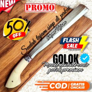 PISAU DAPUR PREMIUM GOLOK PREMIUM SUPER TAJAM TAHAN BANTING ALAT PEGELUPAS BUAH MULTIFUNGSI PRAKTIS PREMIUM EKONOMIS BILAHAN GOLOK PARAKTIS BILAHAN TERBUAT DARI HASIL TEMPA BAKAR SEPUH KOKOH KUAT BERKUALITAS TINGGI TAHAN LAMA PEMAKAIAN