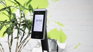 GRANDING FACE PRO 1-P máy chấm công khuôn mặt/ lòng bàn tay/ nhận diện khi đeo khẩu trang tặng kèm phần mềm chấm công