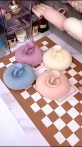 Bông tắm tạo bọt bông tắm tẩy tế bào chết bông tắm to lưới tròn cao cấp hít tường tiện dụng