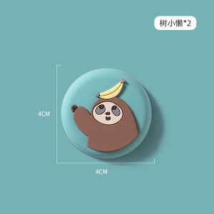 Door Handle Crash Pad Door Sticker For Home behind the Door Silicone Bedside Table Door Bump Proof Refrigerator Cartoon Self-Adhesive Anti-Collision Mat