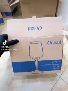 Bộ 6 Ly rượu vang Ocean dung tích 370mL -  Lexington Water Goblet