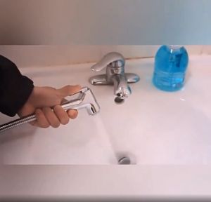 Handheld Bidet Sprayer Toilet Flushing Pressurization Hose Shower Head Booster Hand Wash Bidet Tap Spray Gun Bathroom