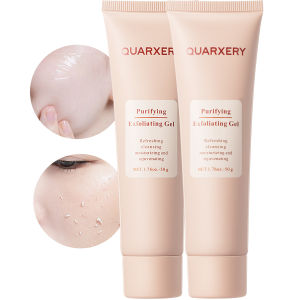 Gel Làm Sạch Da Mặt Tẩy Tế Bào Chết Quarxery Với Nicotinamide Dành Cho Da Hỗn Hợp Khô Dầu - Làm Sạch Sâu Thu Nhỏ Lỗ Chân Lông Dùng Được Cho Cả Nam Và Nữ