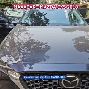 CX5 2018+ : Riêng lót cốp MAXXCAR nhựa TPE NGUYÊN SINH đúc 5D tràn viền cho xe MAZDA CX5 2018+