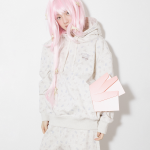 GOOD BAI | Full Print Hooded Pullover Sweatshirt