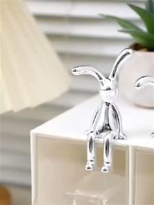 Ins Style Light Luxury Emas Pajangan Kecil Hewan Ornament Dekorasi Ruangan Meja Aksesoris Rumah