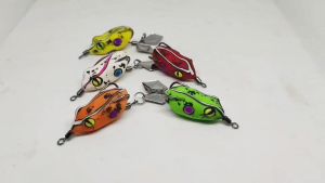 Soft frog motif SAWA D umpan casting gabus
