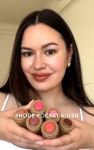 Rhode Pocket Blush Lip Stick Lip And Cheek Hydrating Stick 5.3g Natural Rouge Powder Blush Cream Cheek Easy To Apply Color