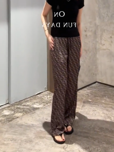 MANMI | New Fashion Unique Print Summer Retro Trendy Straight Leg Pants