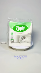 6 Pcs Tisu Sendok / Tissue Toply 1 Ply 100 Sheets Praktis