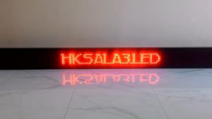 Running Text Merah 20x260cm Wifi Outdoor