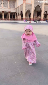 Gamis Bayi Perempuan 6 18 Bulan Humaira Set