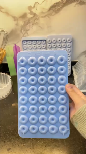 Cetakan Jelly Donat Mini Plastik Food Grade Permen Coklat Puding Jelly Kecil - ( H88)