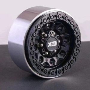 4PCS 1.9inch 2.2inch KMC XD Simulated Metal Wheel Hub for 1/10 1/8 RC Crawler Car SCX10 TRX-4 Easy Control Tank 300 LC76 CROSSRC