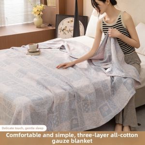 BEIPIN | Triple Layered Thickened Summer Blanket Single Child Use