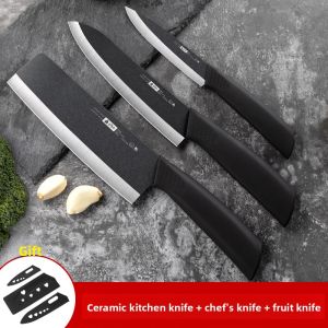 plys | Ceramic Knife Set Sharp Non-Sharpener Slicing Fruit Knife Baby Food Kitchen