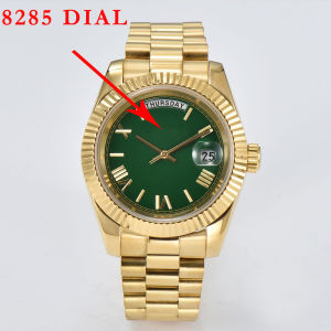 8285 Watch 8285 Dial 8285 hand Man Watch Dual Calendar 29mm dial hand Blue Green Glow Accessories Dial fit 8285 Movement