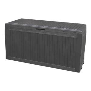 Keter Comfy Plastic Storage Box Outdoor Balcony Courtyard Waterproof Sun Protection Garden Seating Capacity up to 220kg