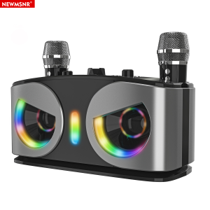20W Đèn RGB Loa Bluetooth Âm Thanh Stereo Di Động Với 2 Mic Loa Siêu Trầm Không Dây Cho Karaoke Tại Nhà Quà Tặng Giáng Sinh