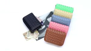 RFID Blocking Credit Card Holder Wallet with 9 Card Slots and 2 Cash Slots - Stylish PU Leather Card Holder for Women Men