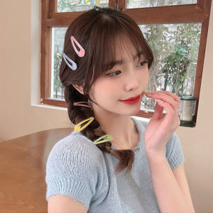 Candy Colored Hair Clip Creative Water Droplet Shaped Hair Clip Hair Accessory
